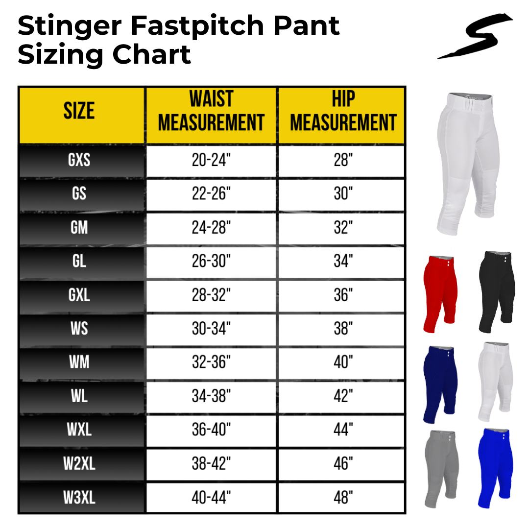 Stinger Premium Fastpitch Softball Pants - Royal - Maximum Velocity Sports