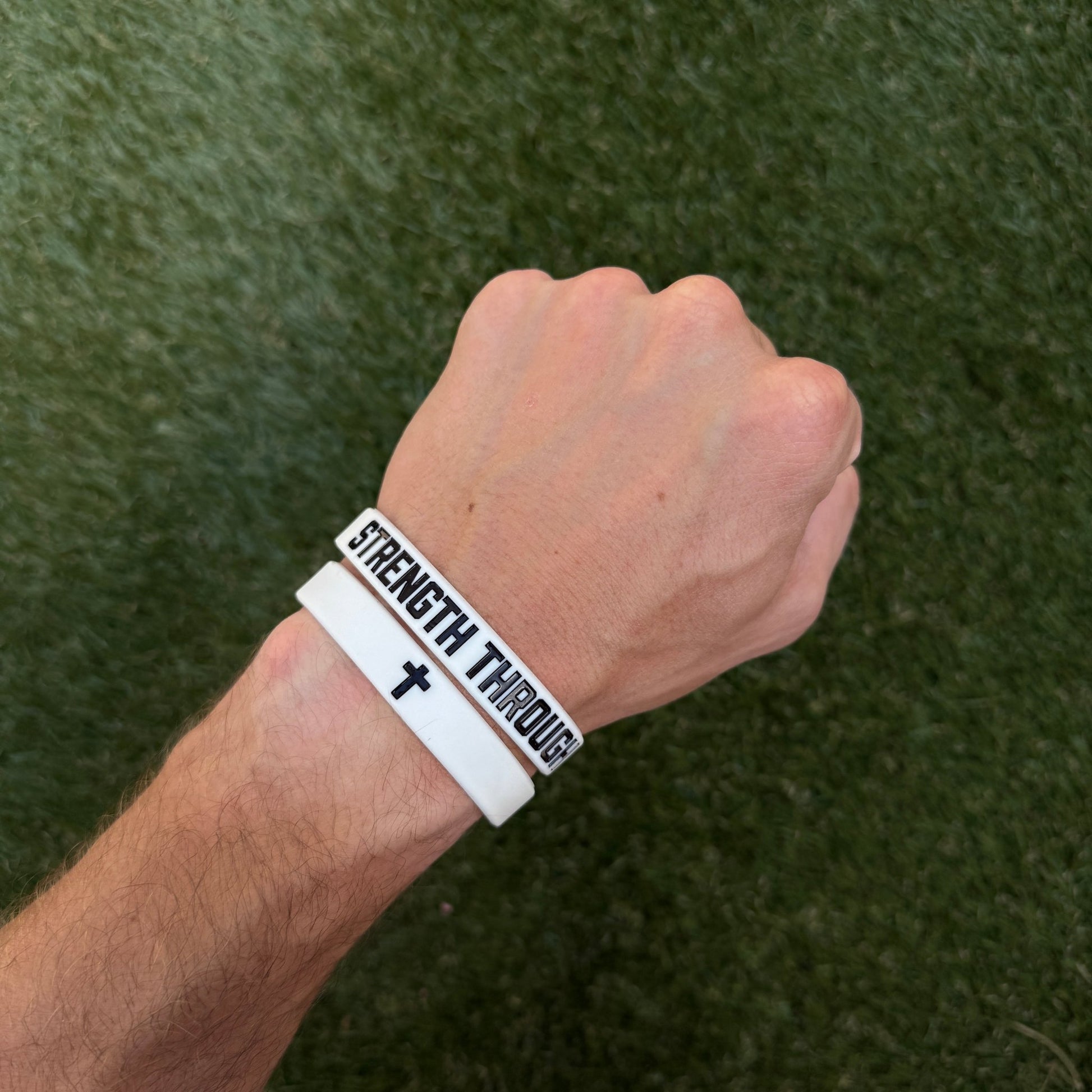 STRENGTH THROUGH CHRIST Wristband - Maximum Velocity Sports