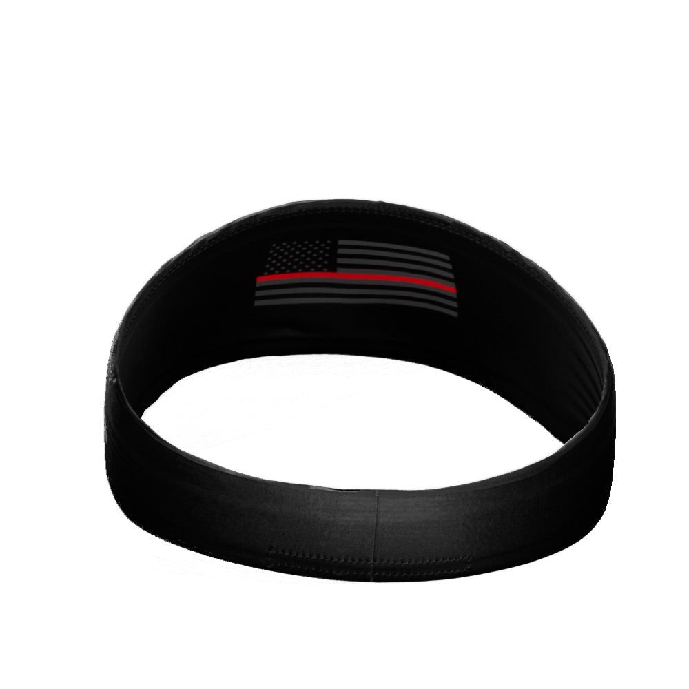Tactical Thin Red Line USA Flag Headband - Maximum Velocity Sports