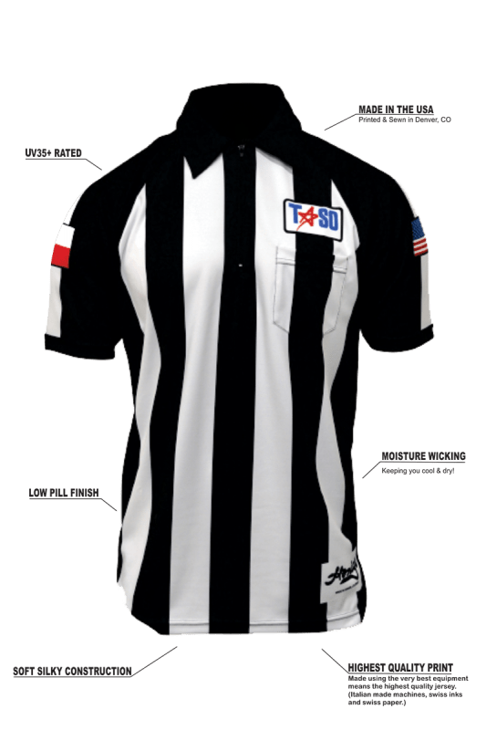 TASO 2.25" Short Sleeve Bi - Flex Football shirt w/out placket. - Maximum Velocity Sports
