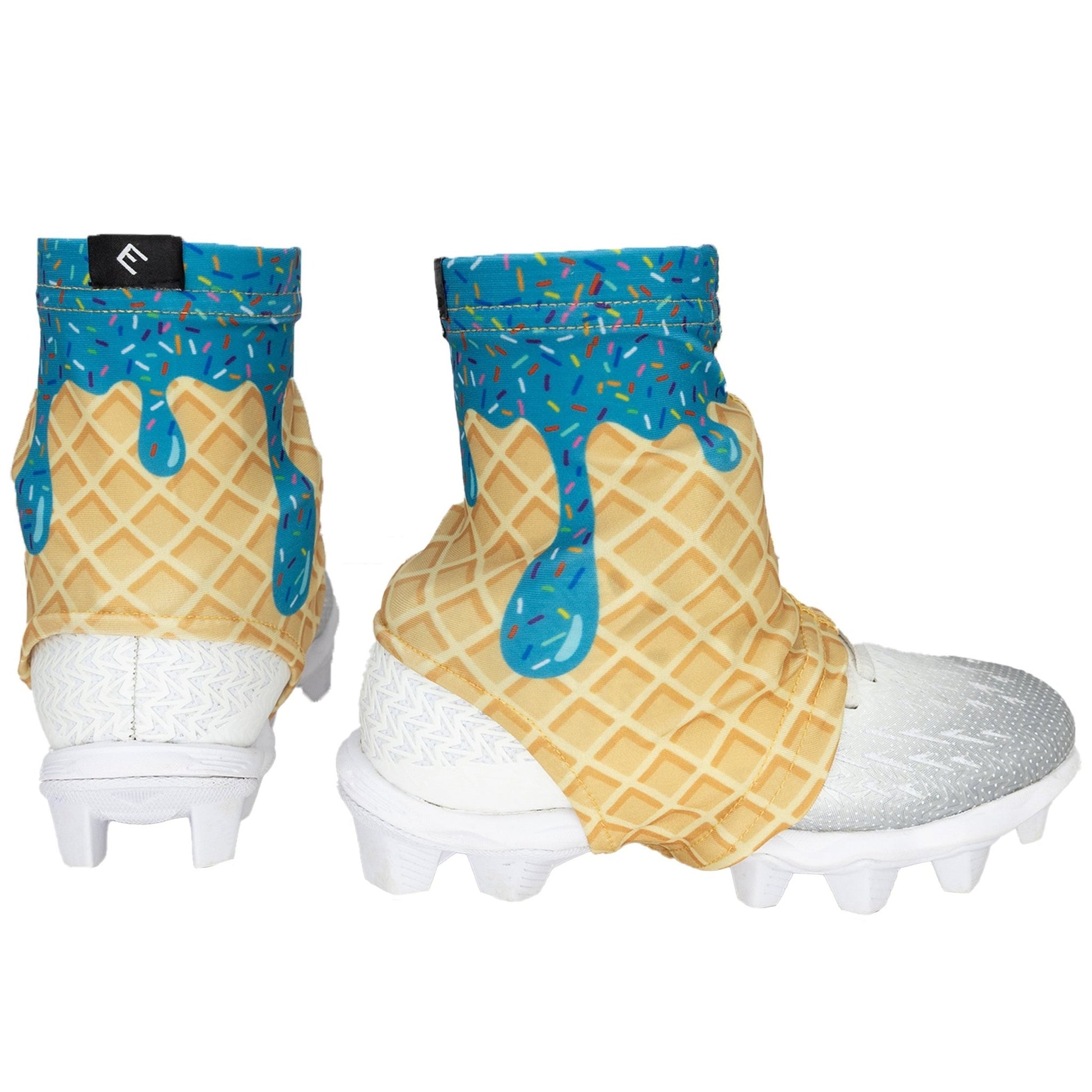 Teal Ice Cream Cleat Covers (Spats) - Maximum Velocity Sports