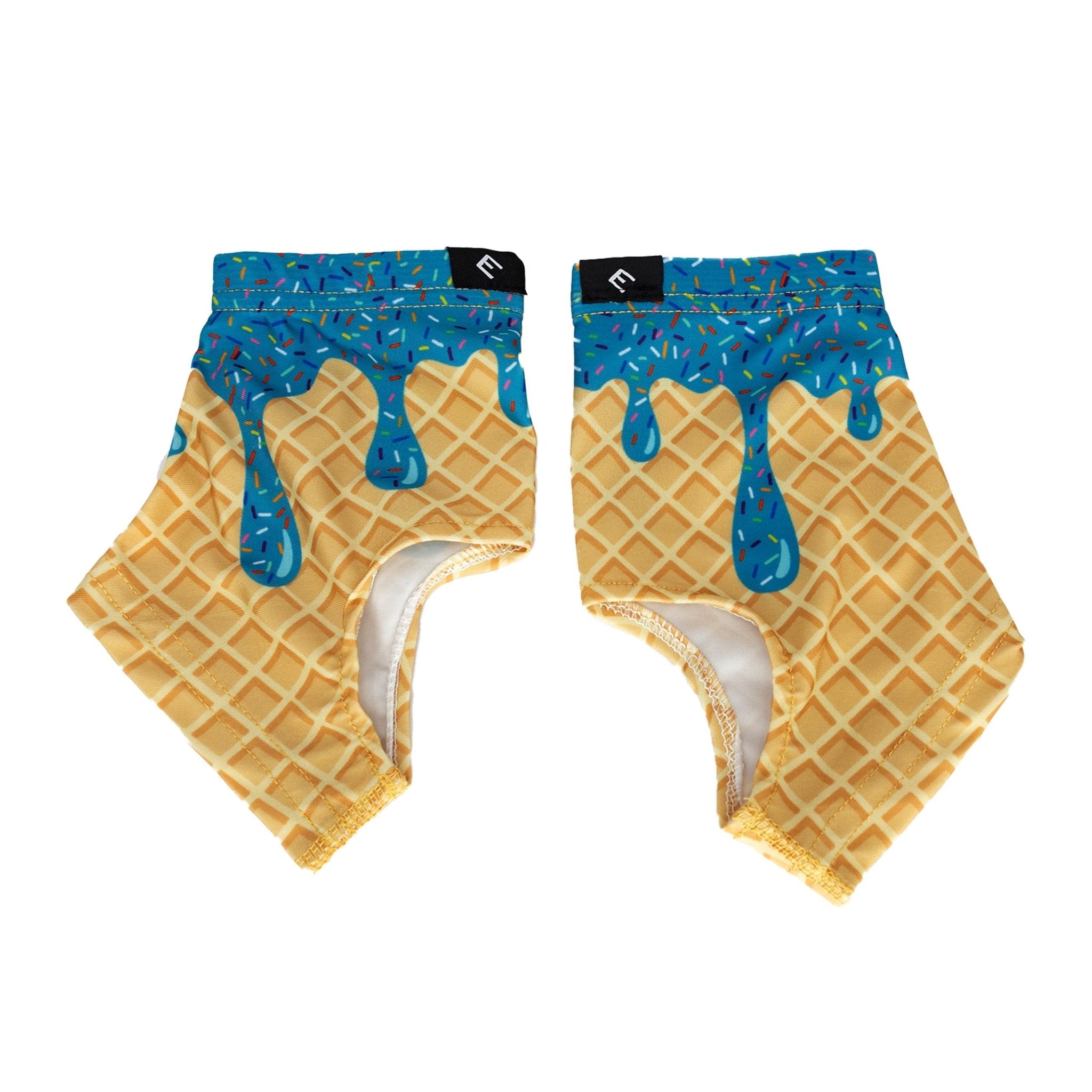 Teal Ice Cream Cleat Covers (Spats) - Maximum Velocity Sports