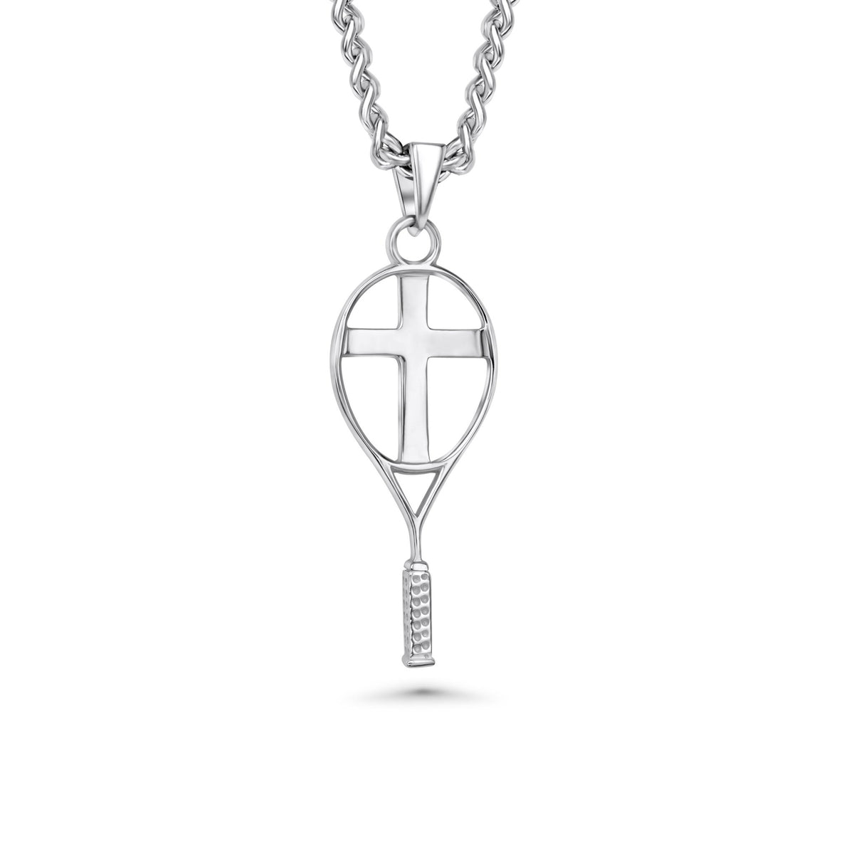 Tennis Racket Cross Necklace - Maximum Velocity Sports