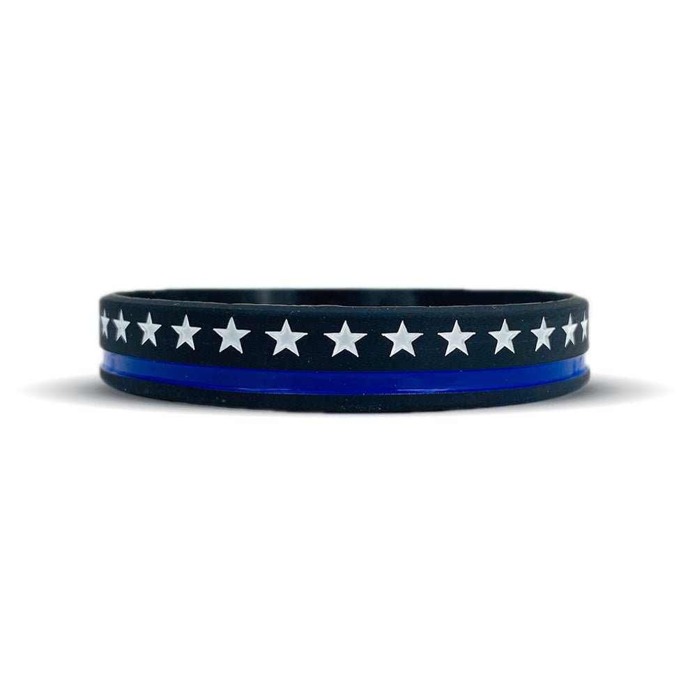 Thin Blue Line Wristband - Maximum Velocity Sports