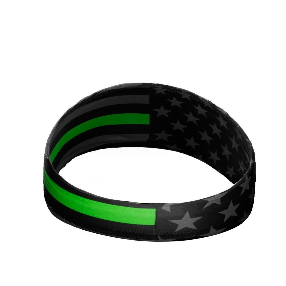 Thin Lime Green Line Headband - Maximum Velocity Sports