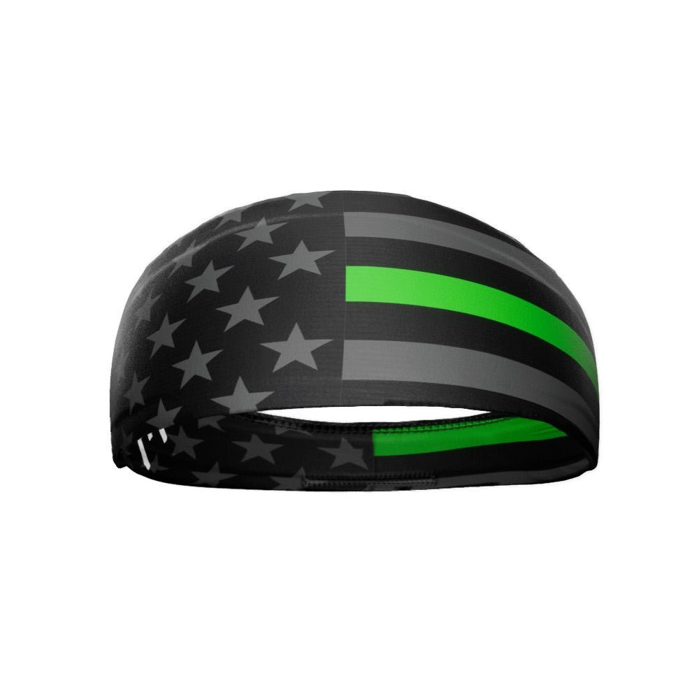 Thin Lime Green Line Headband - Maximum Velocity Sports