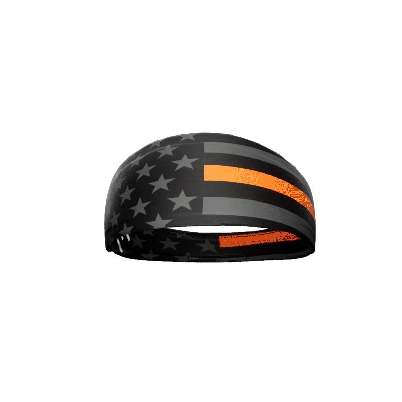 Thin Orange Line Headband - Maximum Velocity Sports