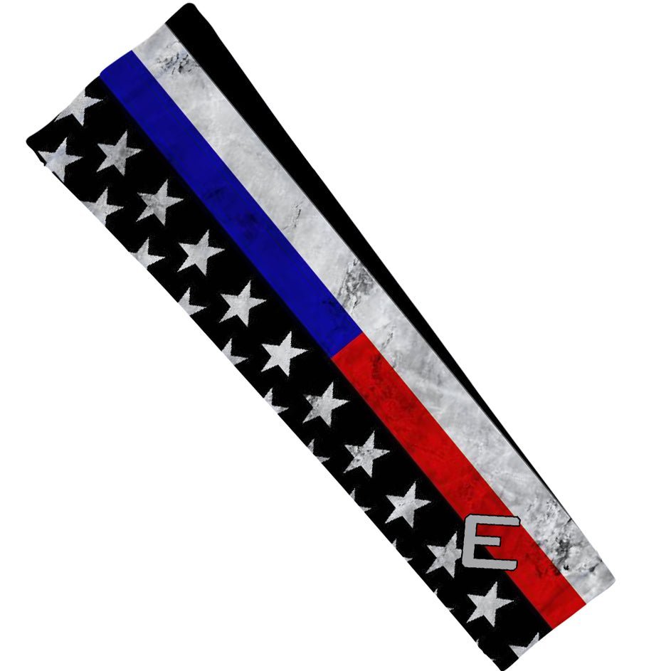 Thin Red & Blue Line Arm Sleeve - Maximum Velocity Sports