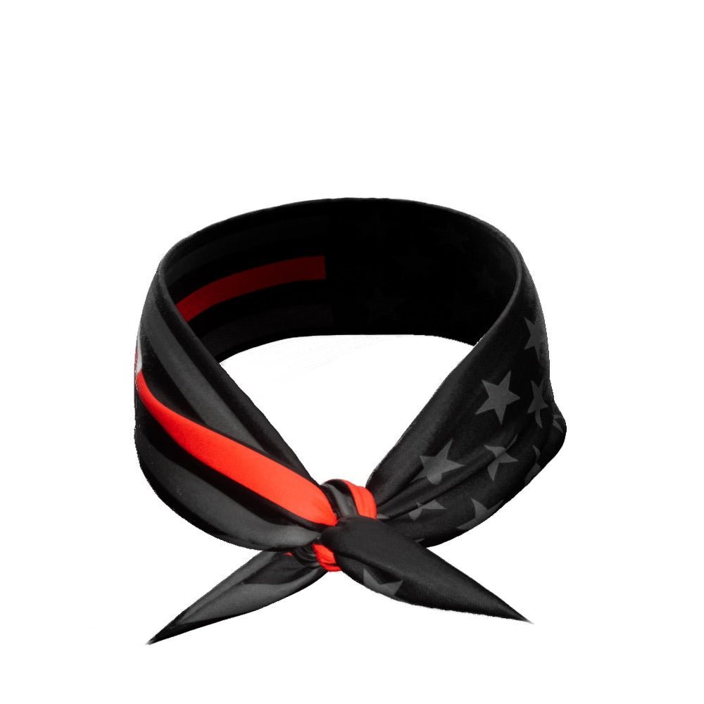 Thin Red Line Tie Headband - Maximum Velocity Sports