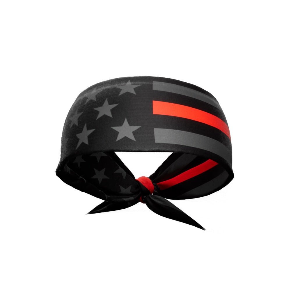 Thin Red Line Tie Headband - Maximum Velocity Sports