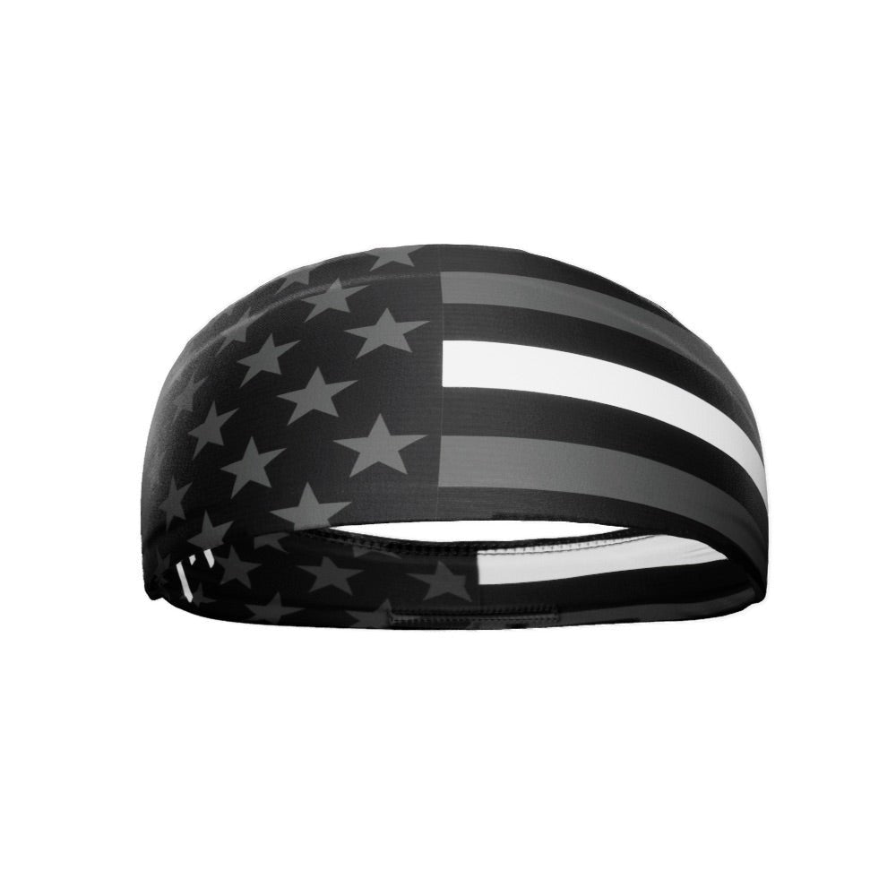 Thin White Line Headband - Maximum Velocity Sports