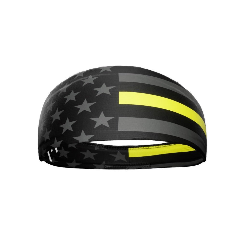 Thin Yellow Line Headband - Maximum Velocity Sports