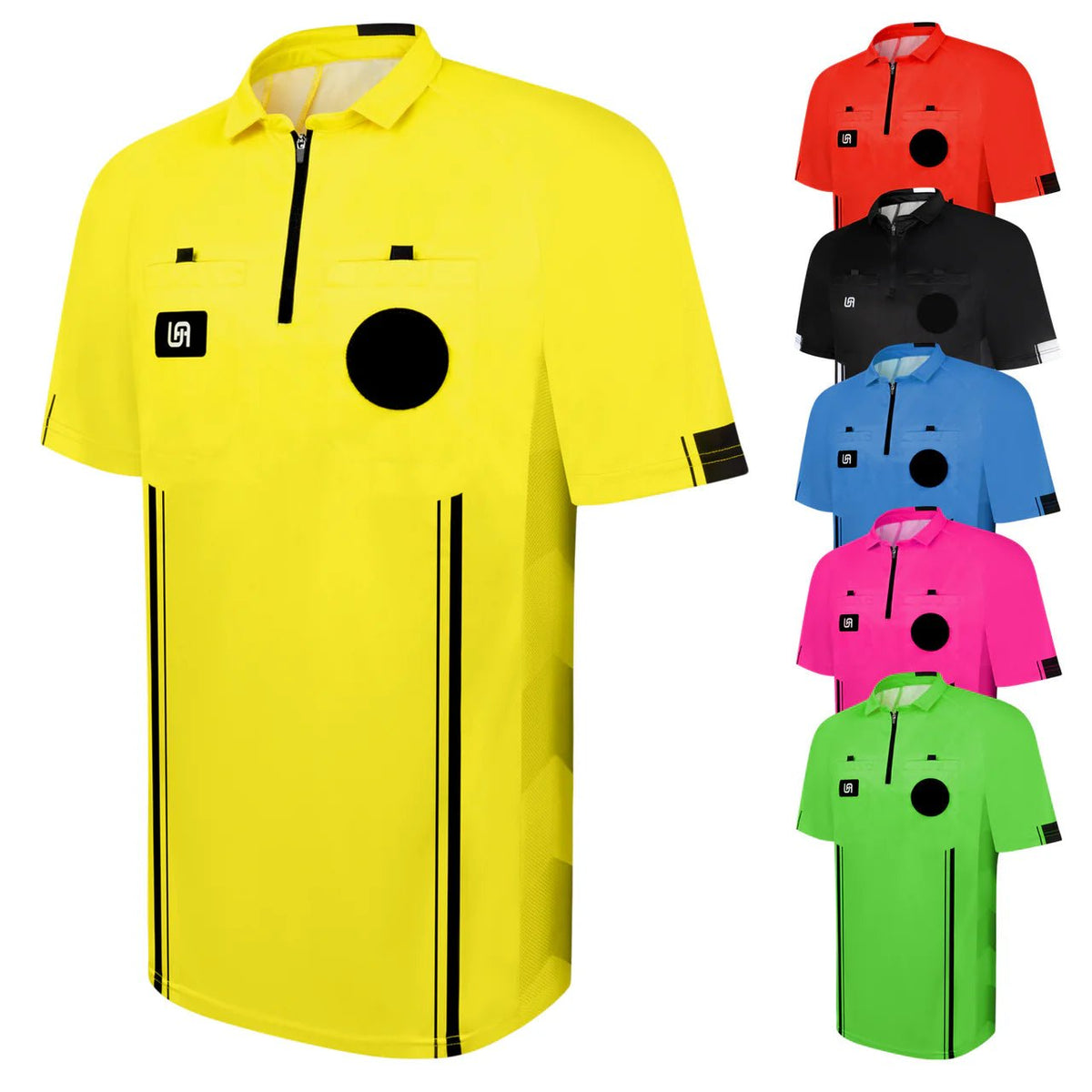 United Attire Elite High School Soccer Referee Jersey - Short Sleeve - Maximum Velocity Sports