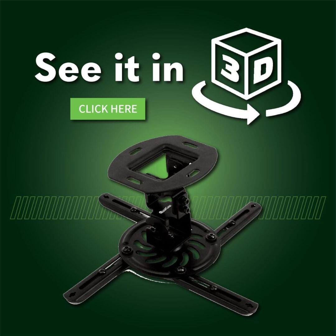 Universal Projector Ceiling Mount - Maximum Velocity Sports