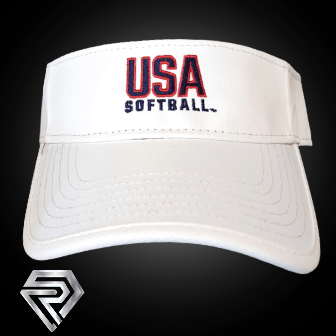 USA Softball Visor - Maximum Velocity Sports