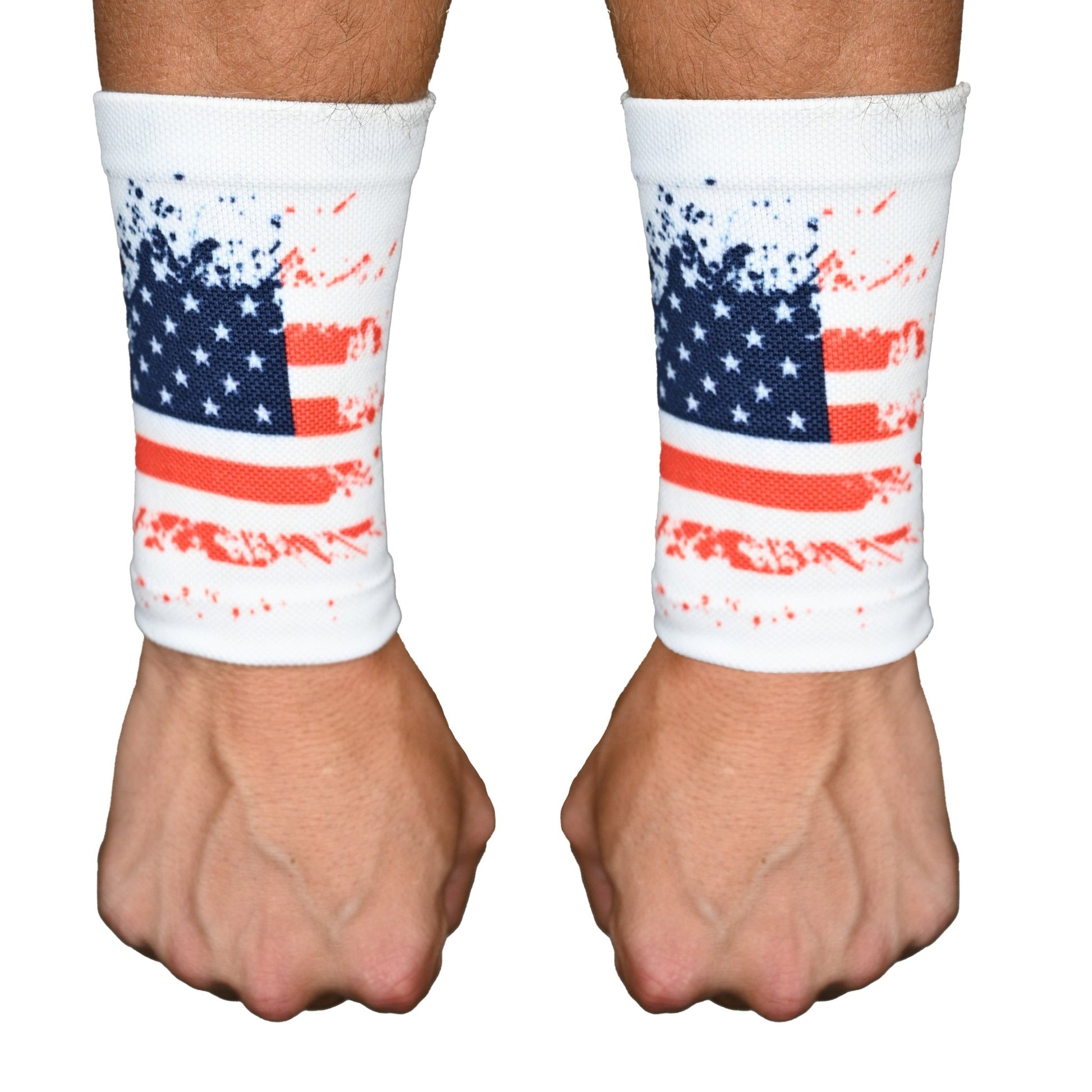 USA Splattered Wrist Support Sleeves - Maximum Velocity Sports