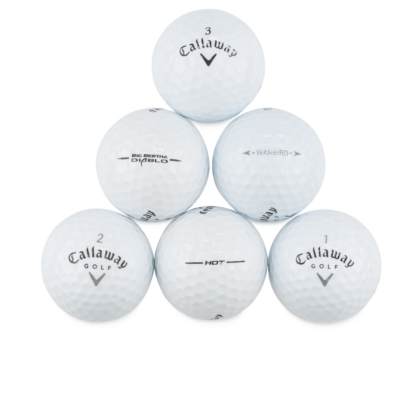Used Callaway Mix Golf Balls - 1 Dozen - Maximum Velocity Sports