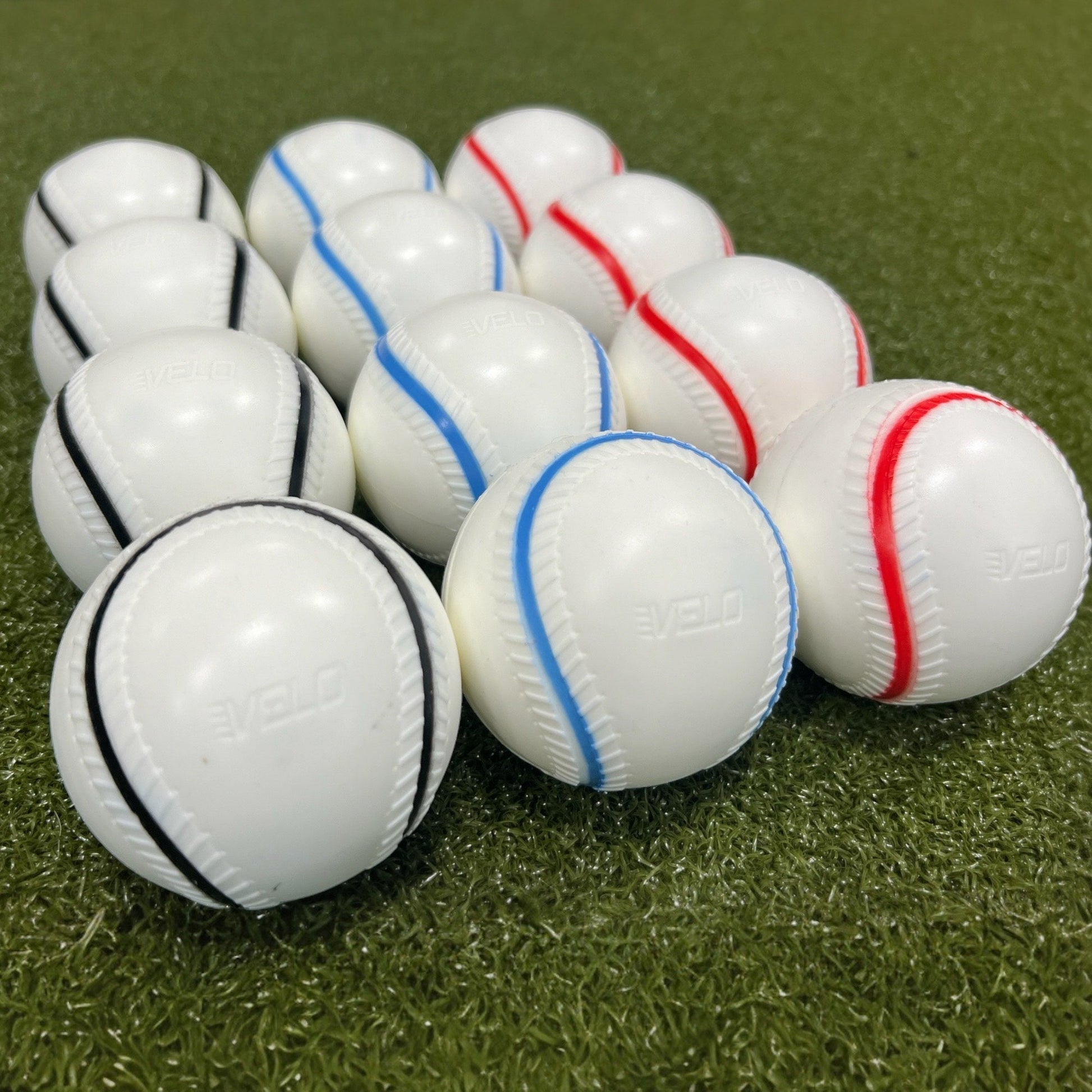 VELOBall - For Pitching Machines - Set of 12 Balls - Maximum Velocity Sports