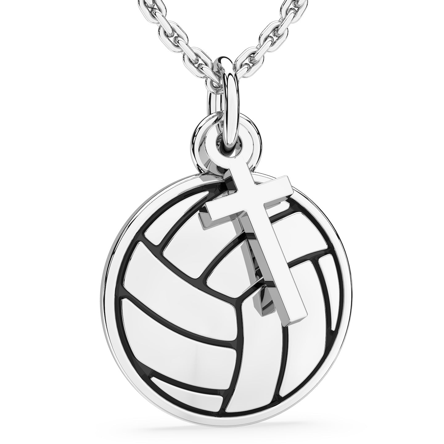 Volleyball Dangle Cross Necklace - Maximum Velocity Sports