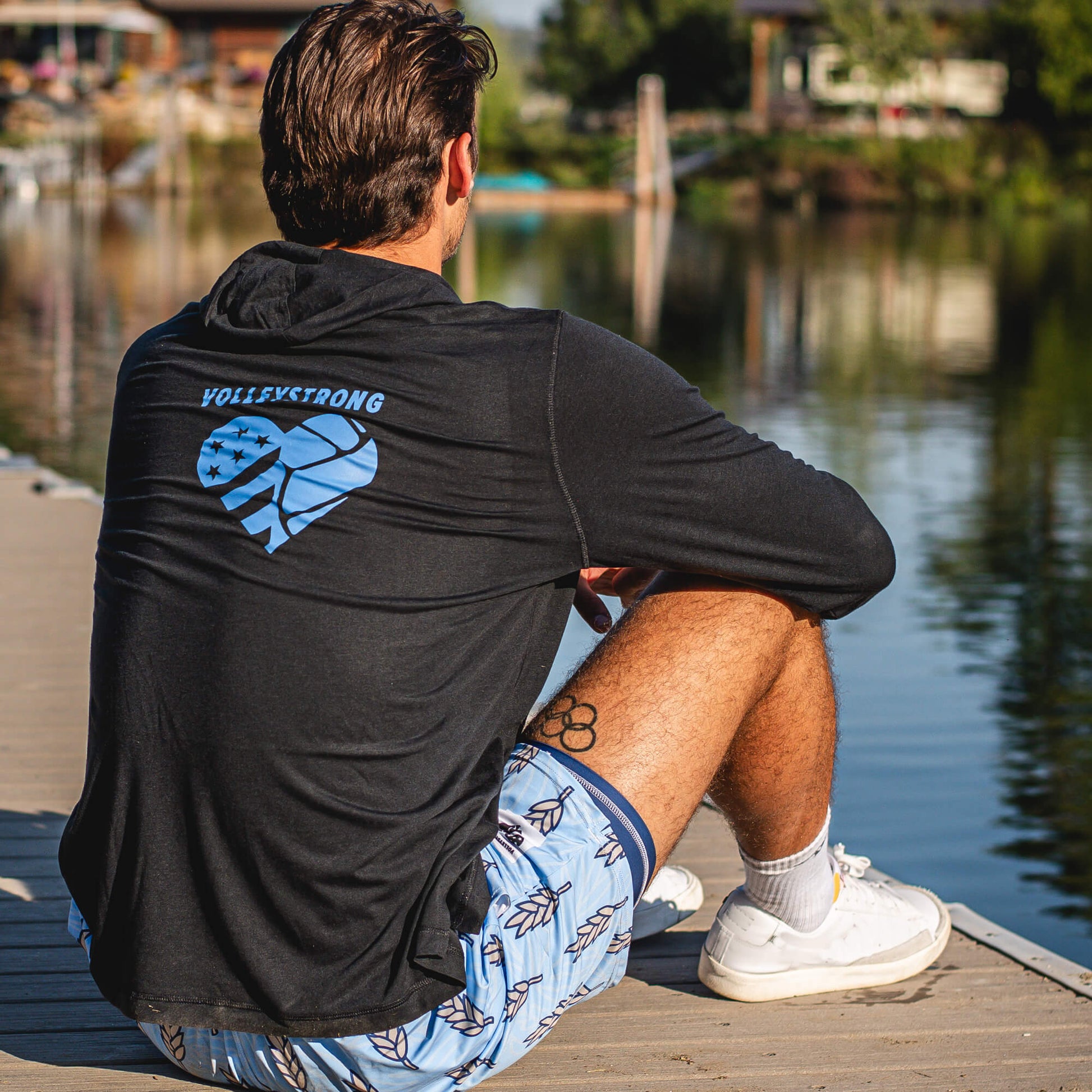 Volleystrong Classic Hooded Long Sleeve Tee - Maximum Velocity Sports
