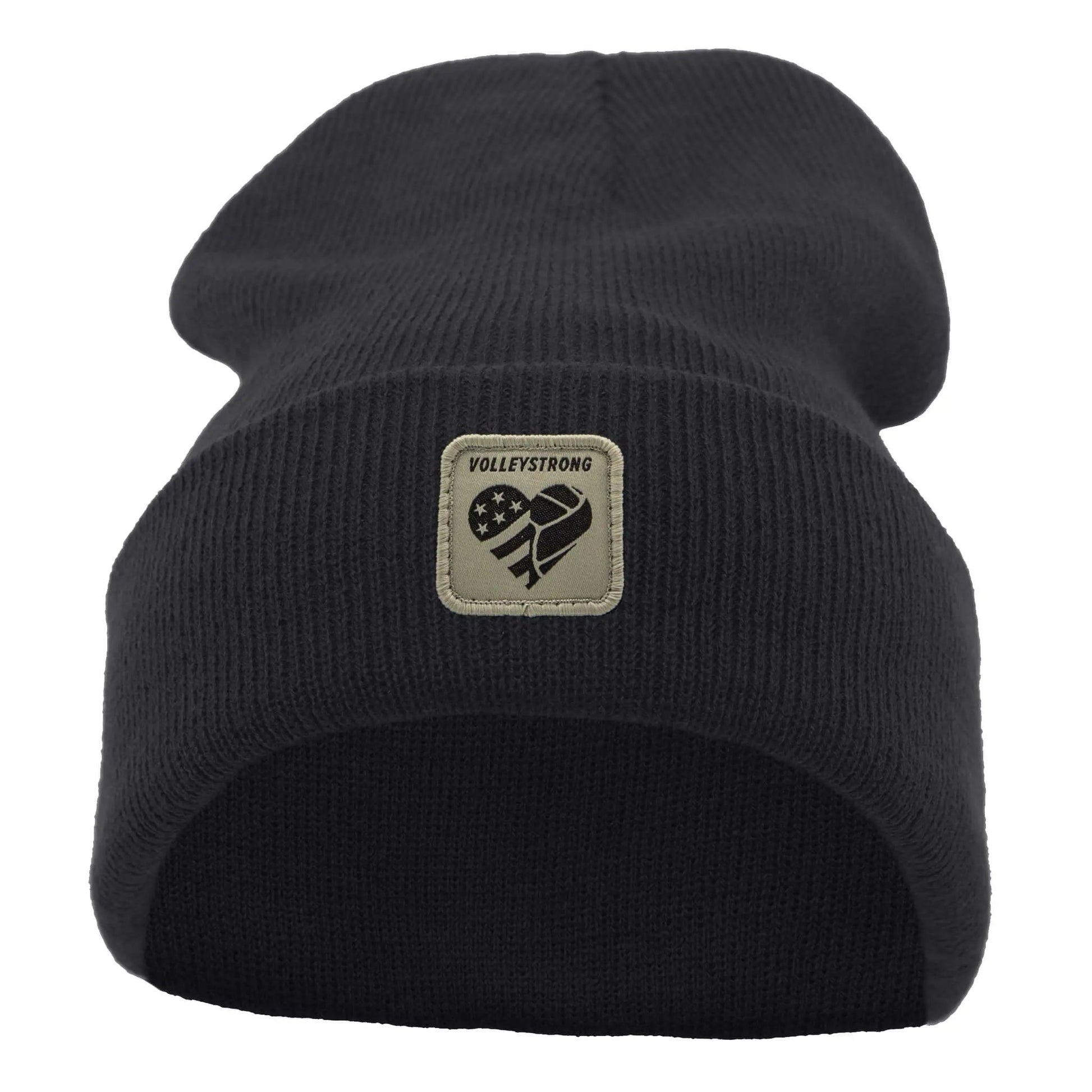 Volleystrong Classic Knit Beanie Black - Maximum Velocity Sports
