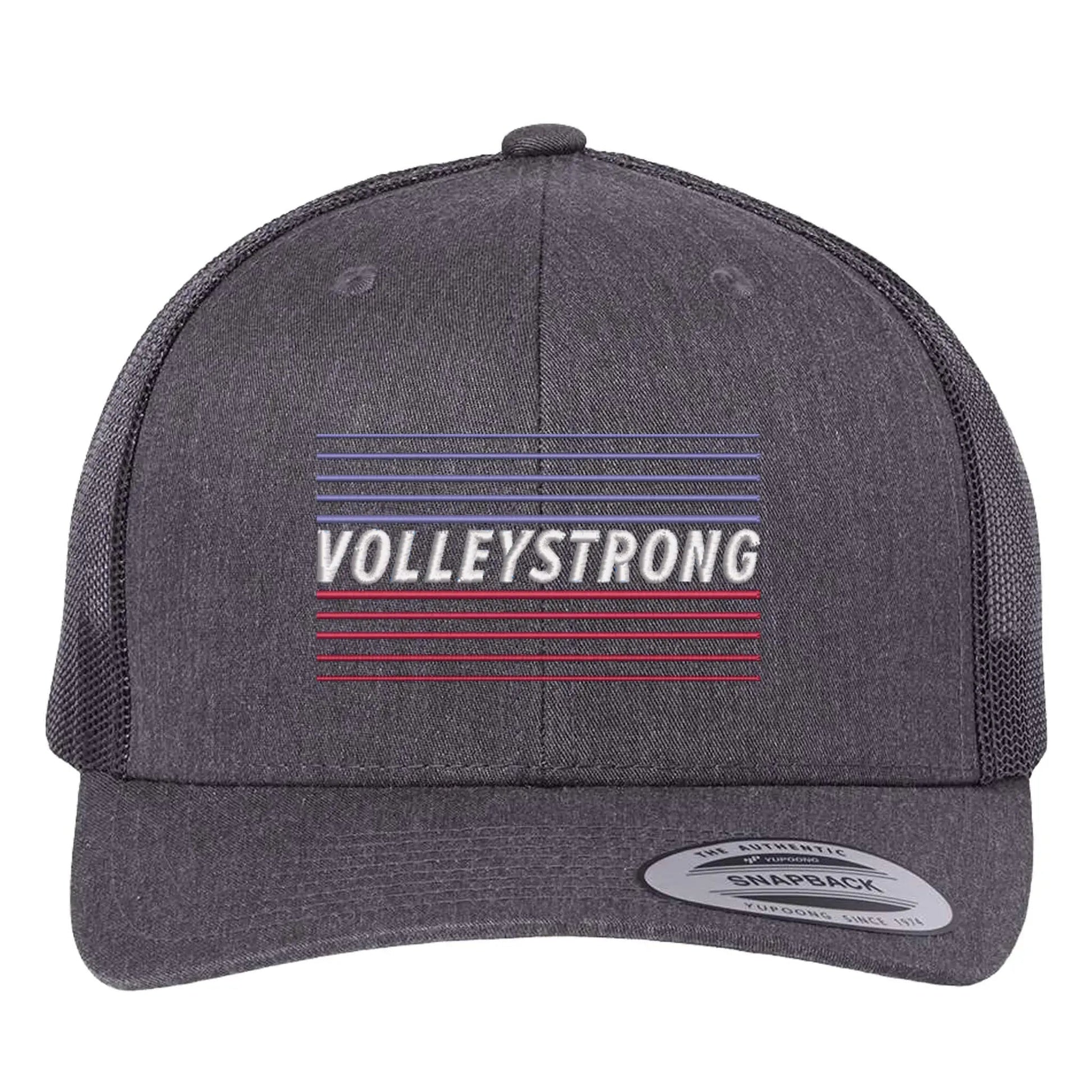 Volleystrong Horizon Trucker Hat Dark Heather Grey - Maximum Velocity Sports