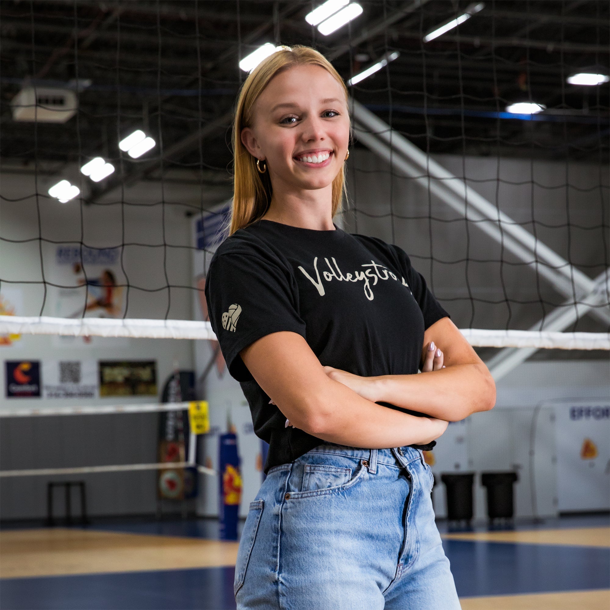 Volleystrong Signature Crop Tee - Maximum Velocity Sports