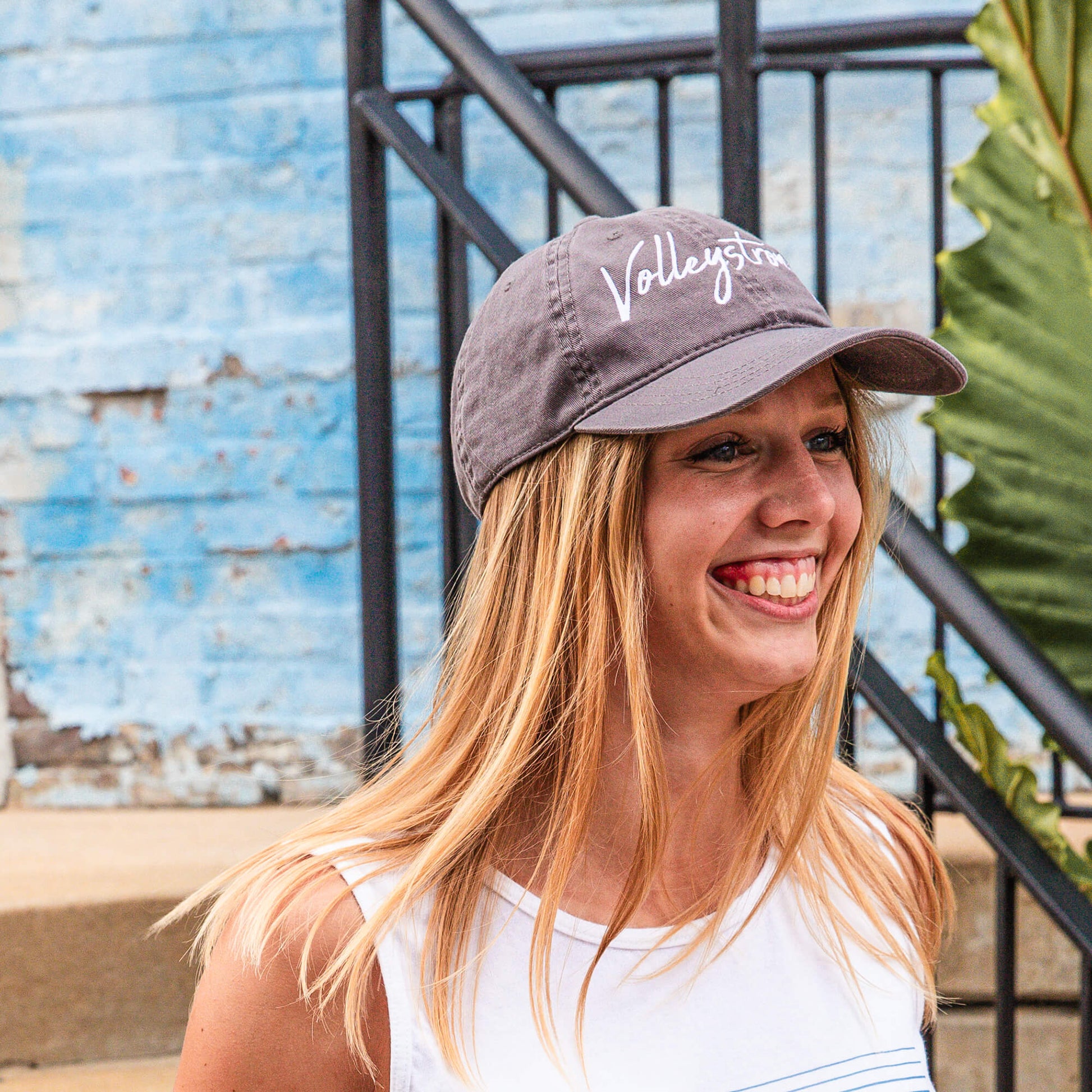 Volleystrong Signature Dad Hat Charcoal - Maximum Velocity Sports