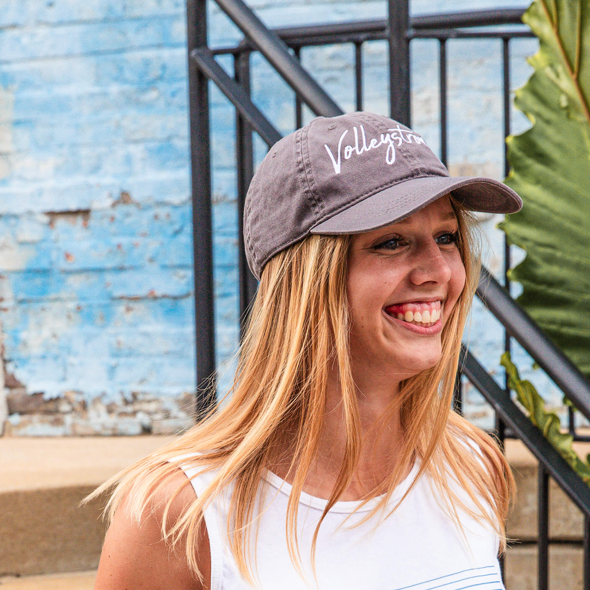 Volleystrong Signature Dad Hat Charcoal - Maximum Velocity Sports
