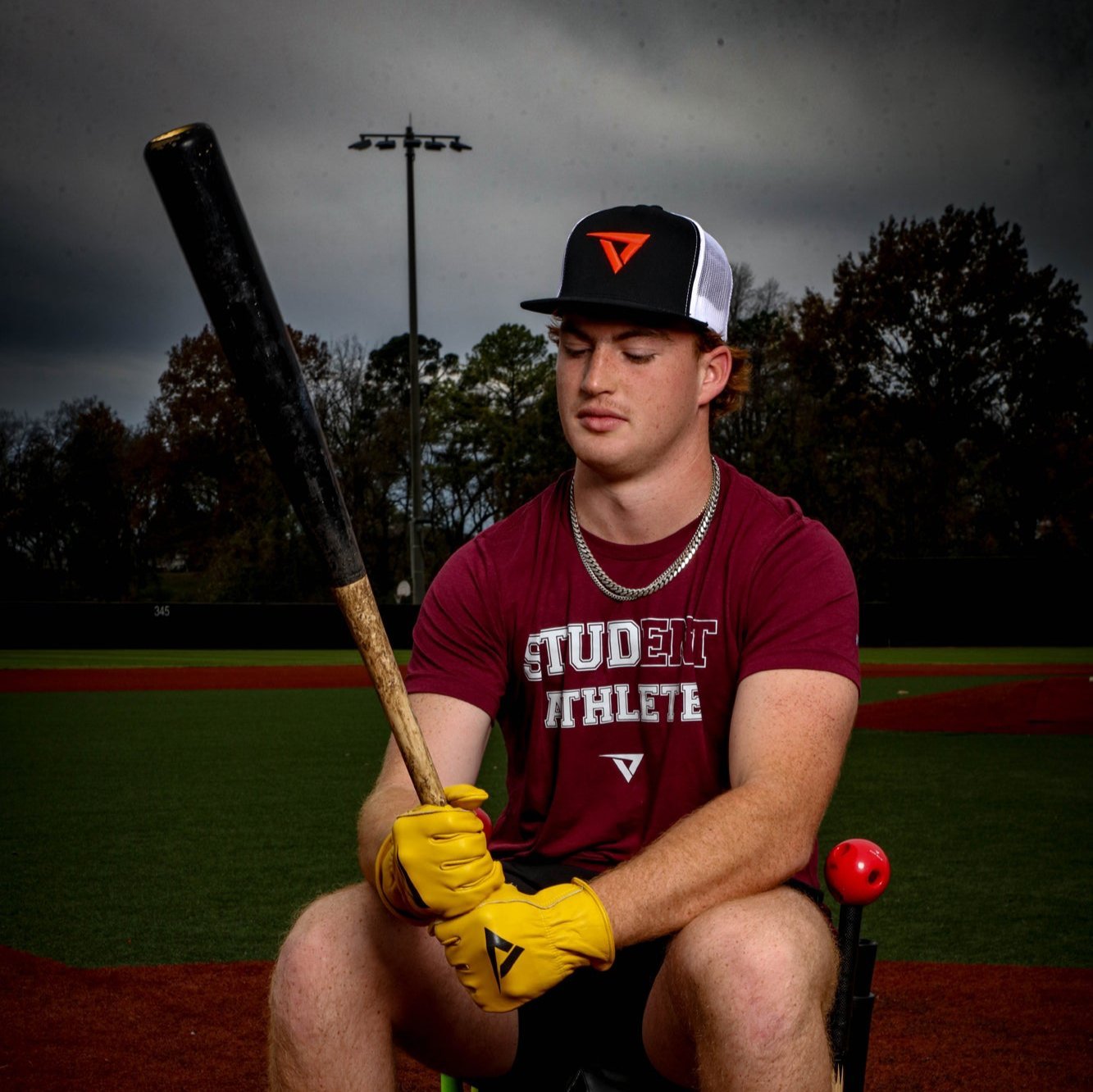 Wheeled VeloTee 2.0 Pro Baseball & Softball Bat Bag Bundle with TANNER TEE - Maximum Velocity Sports