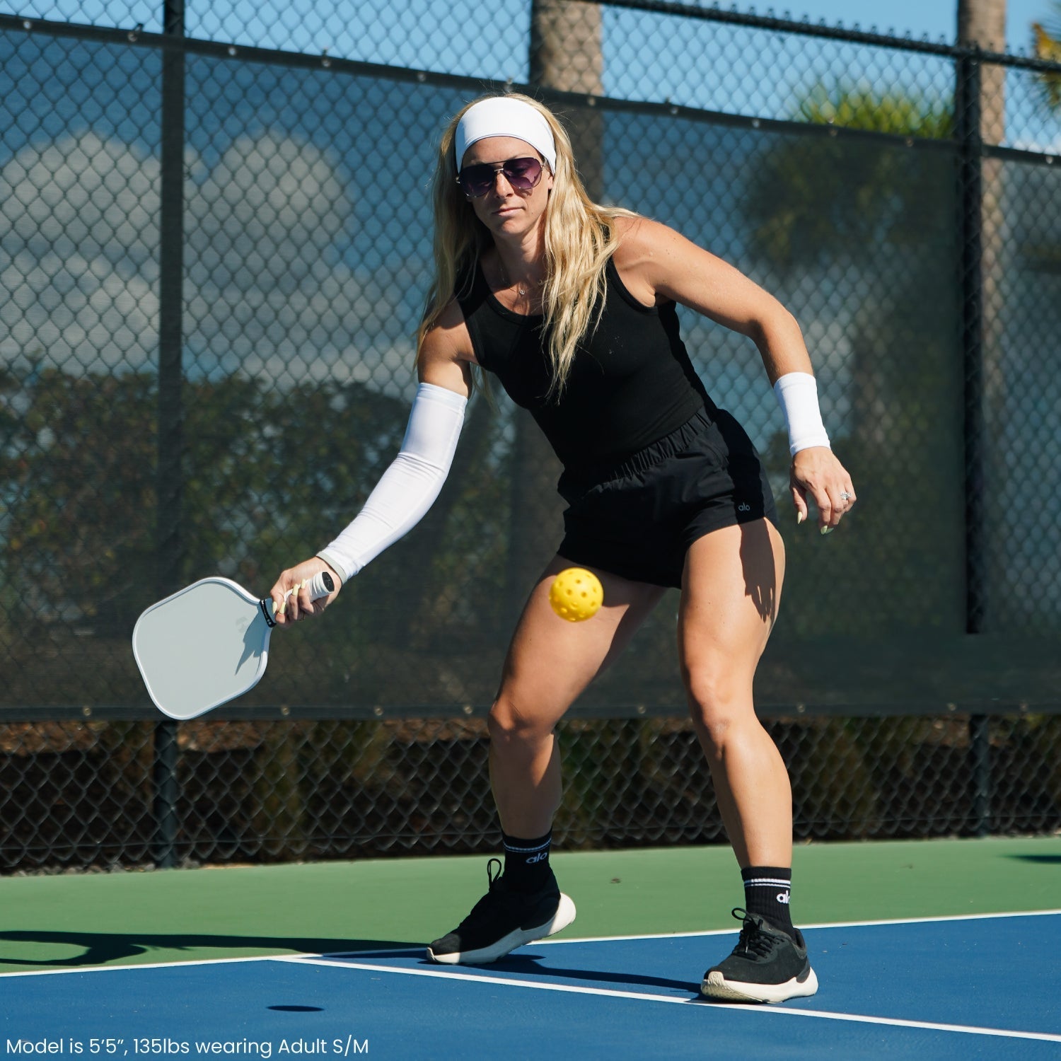 White Arm Sleeve - Maximum Velocity Sports