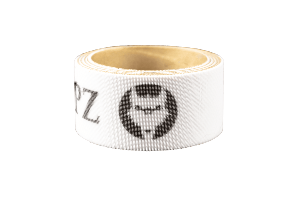 White Bat Grip Tape with Black - Maximum Velocity Sports