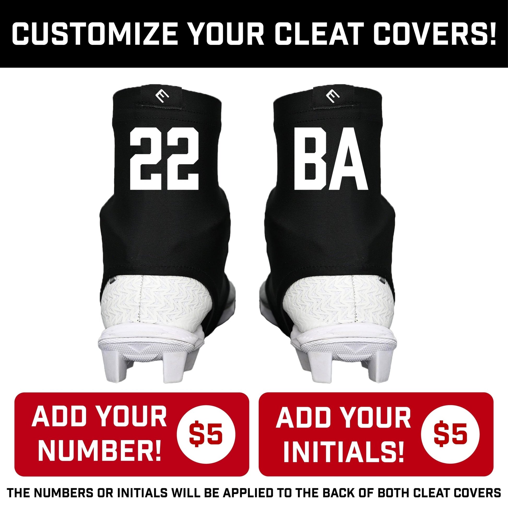 White Cleat Covers - Maximum Velocity Sports