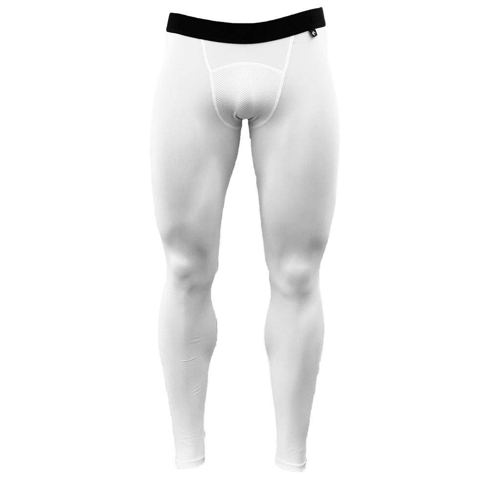 White Compression Tights - Maximum Velocity Sports