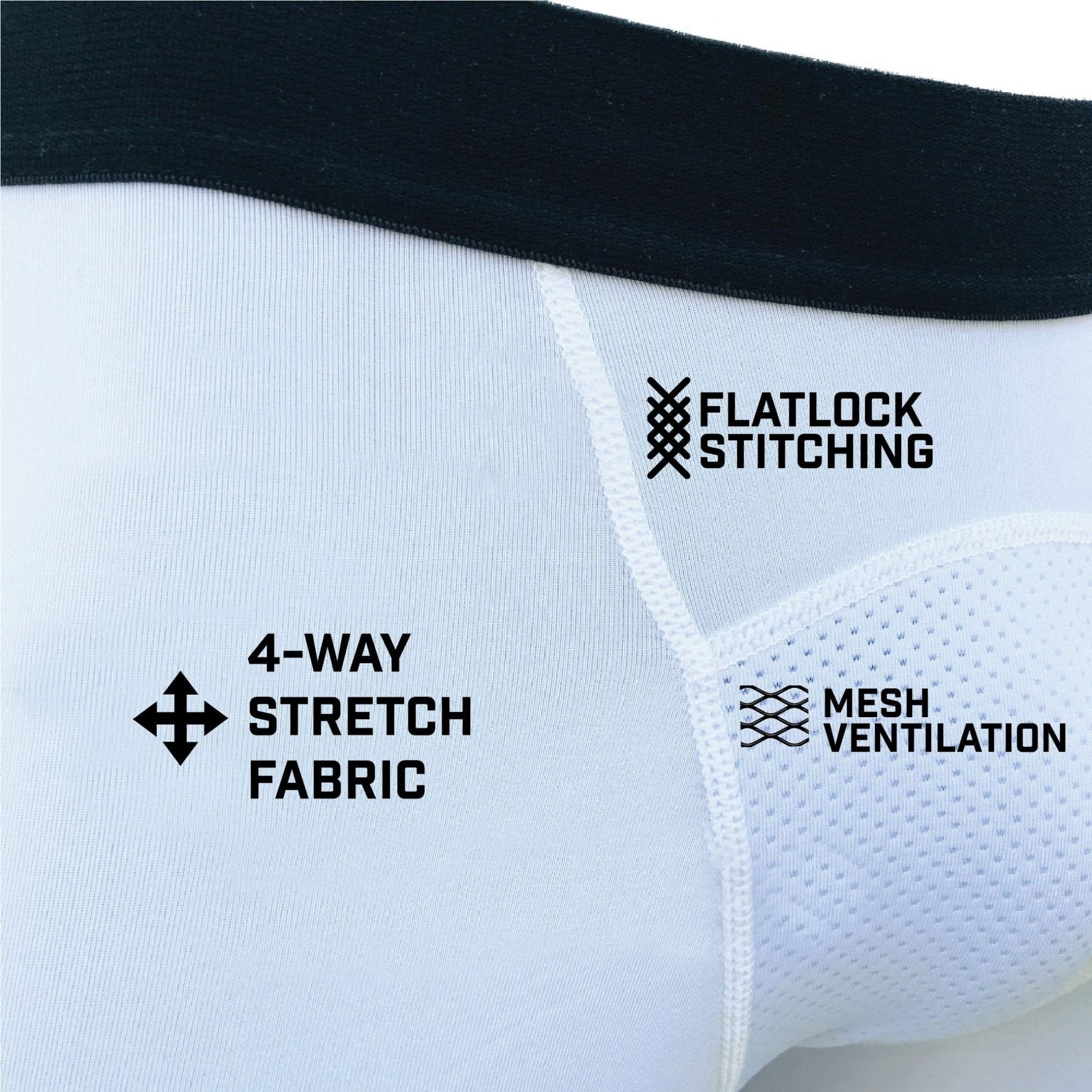 White Compression Tights - Maximum Velocity Sports