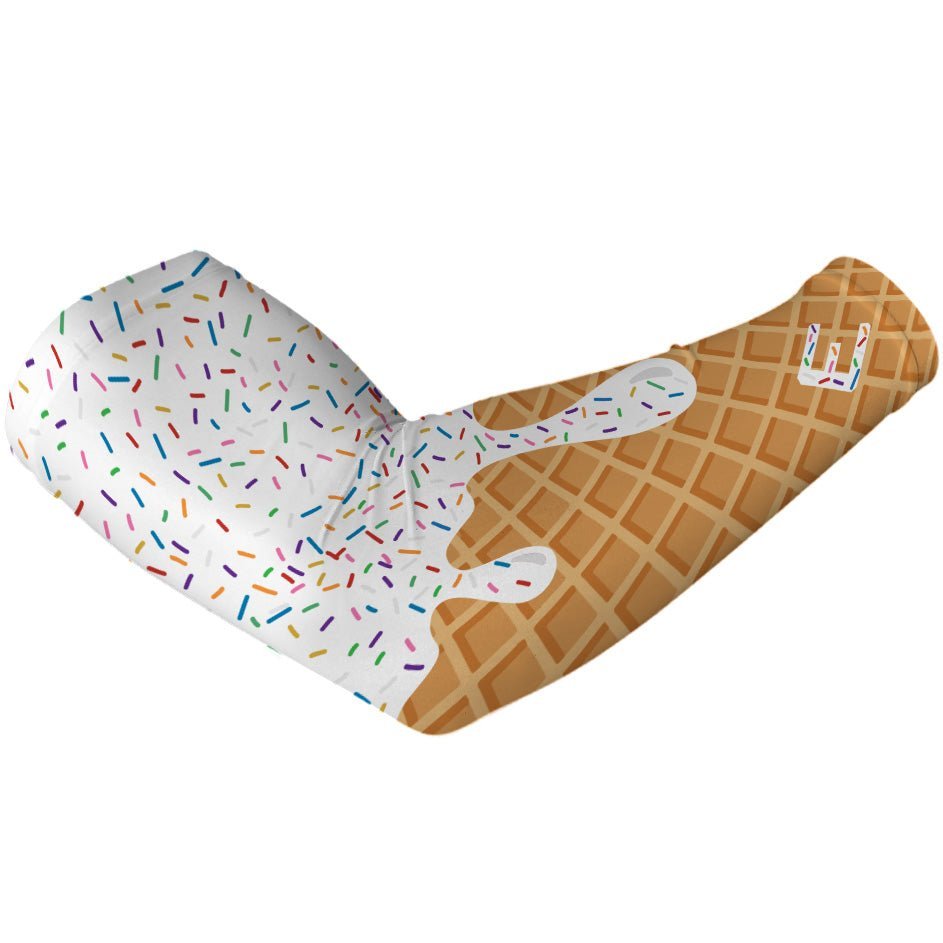 White Ice Cream Arm Sleeve - Maximum Velocity Sports