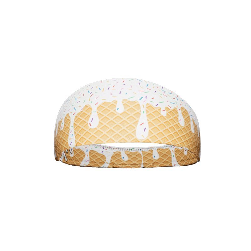 White Ice Cream Headband - Maximum Velocity Sports