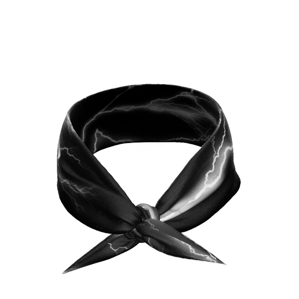 White Lightning Tie Headband - Maximum Velocity Sports