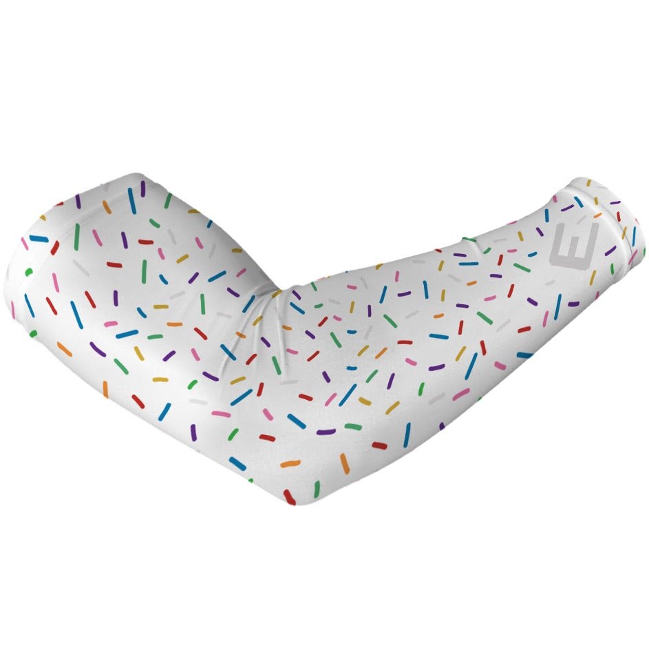 White Sprinkles Arm Sleeve - Maximum Velocity Sports