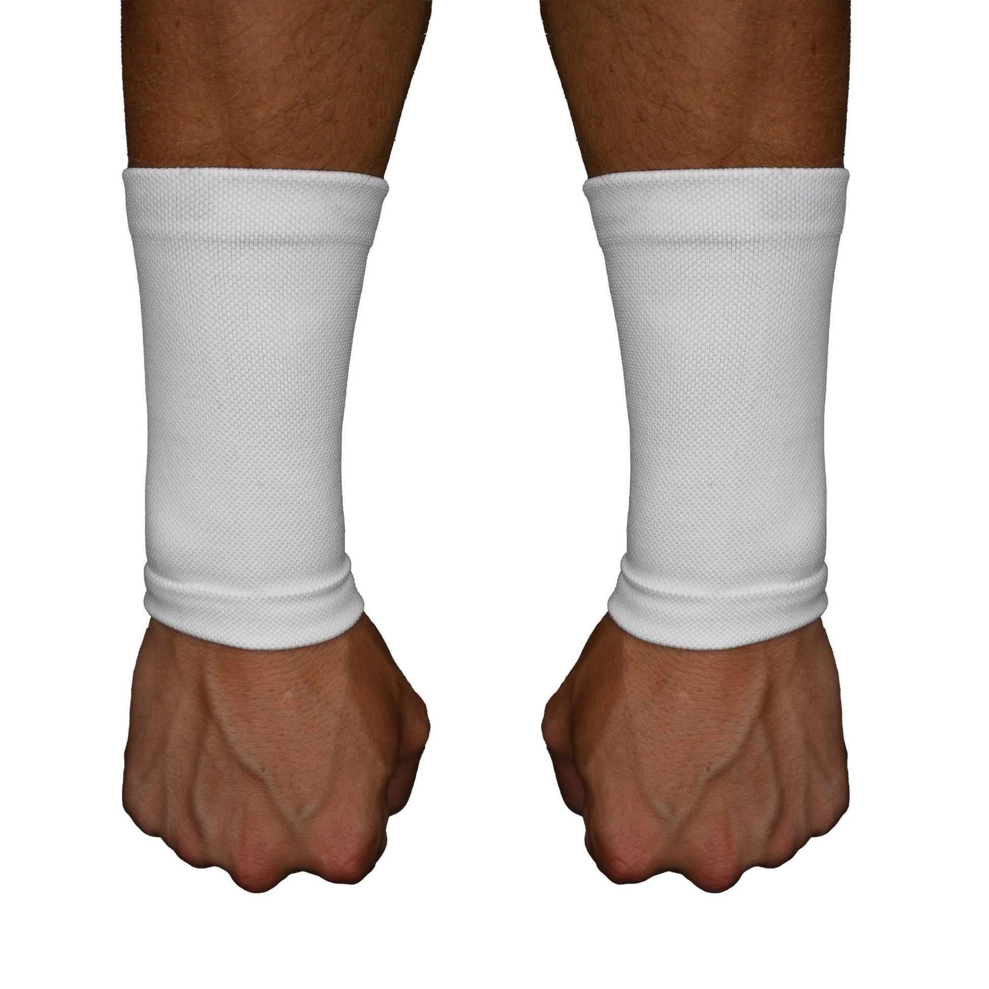 White Wrist Support Sleeves - Maximum Velocity Sports