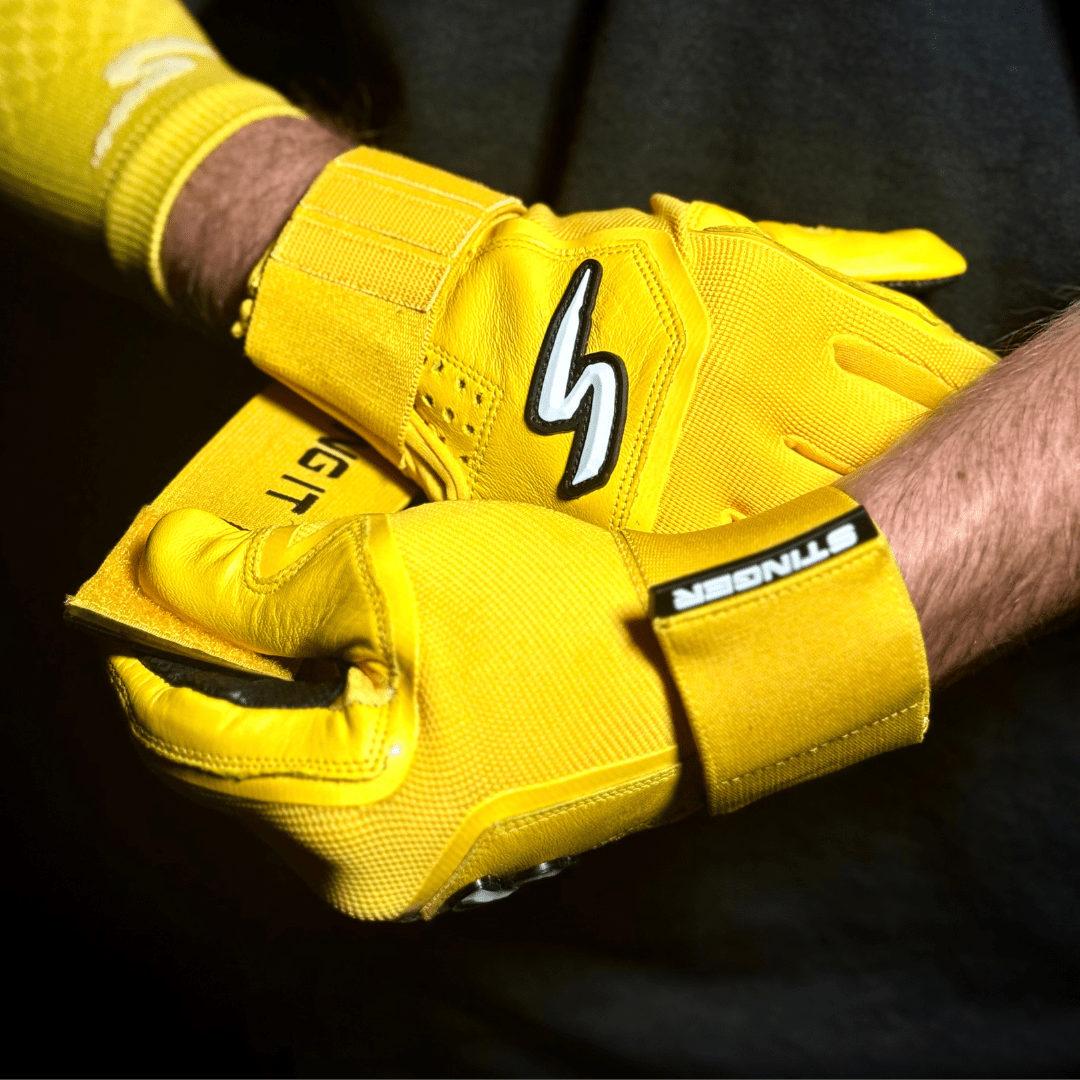 Winder Series Batting Gloves - Athletic Gold - Maximum Velocity Sports