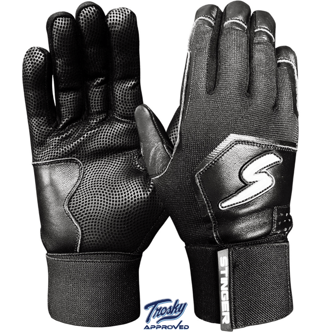 Winder Series Batting Gloves - Black Out - Maximum Velocity Sports