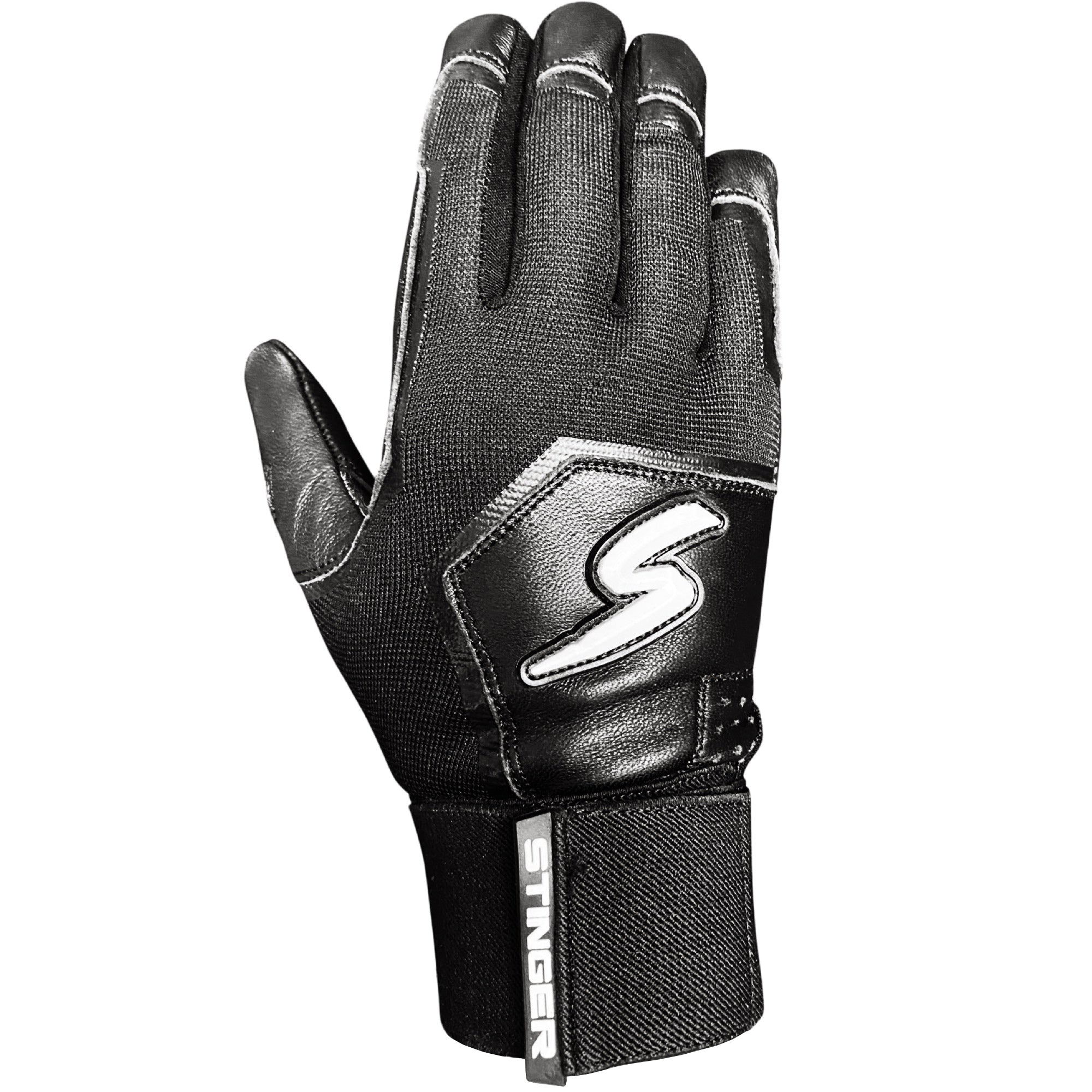 Winder Series Batting Gloves - Black Out - Maximum Velocity Sports