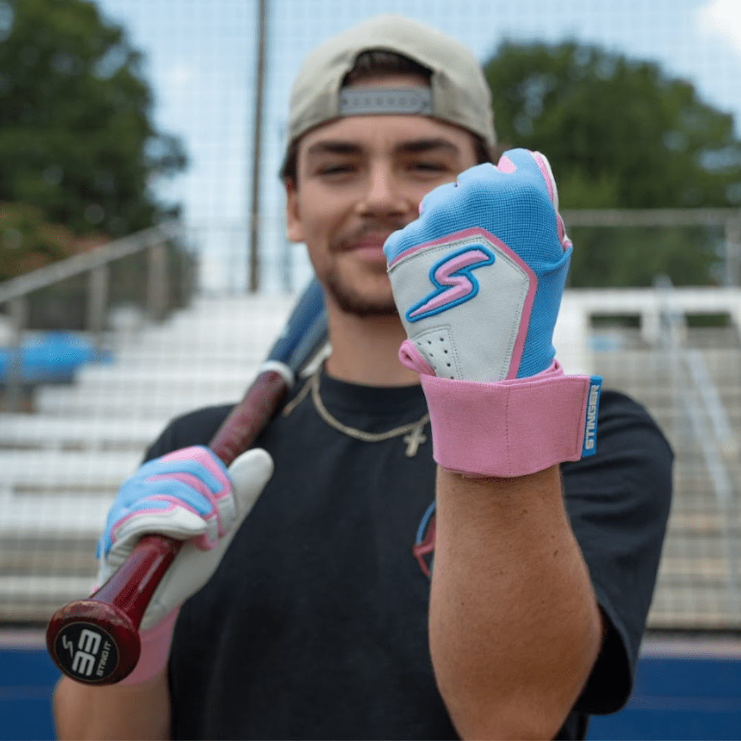 Winder Series Batting Gloves - Cotton Candy - Maximum Velocity Sports