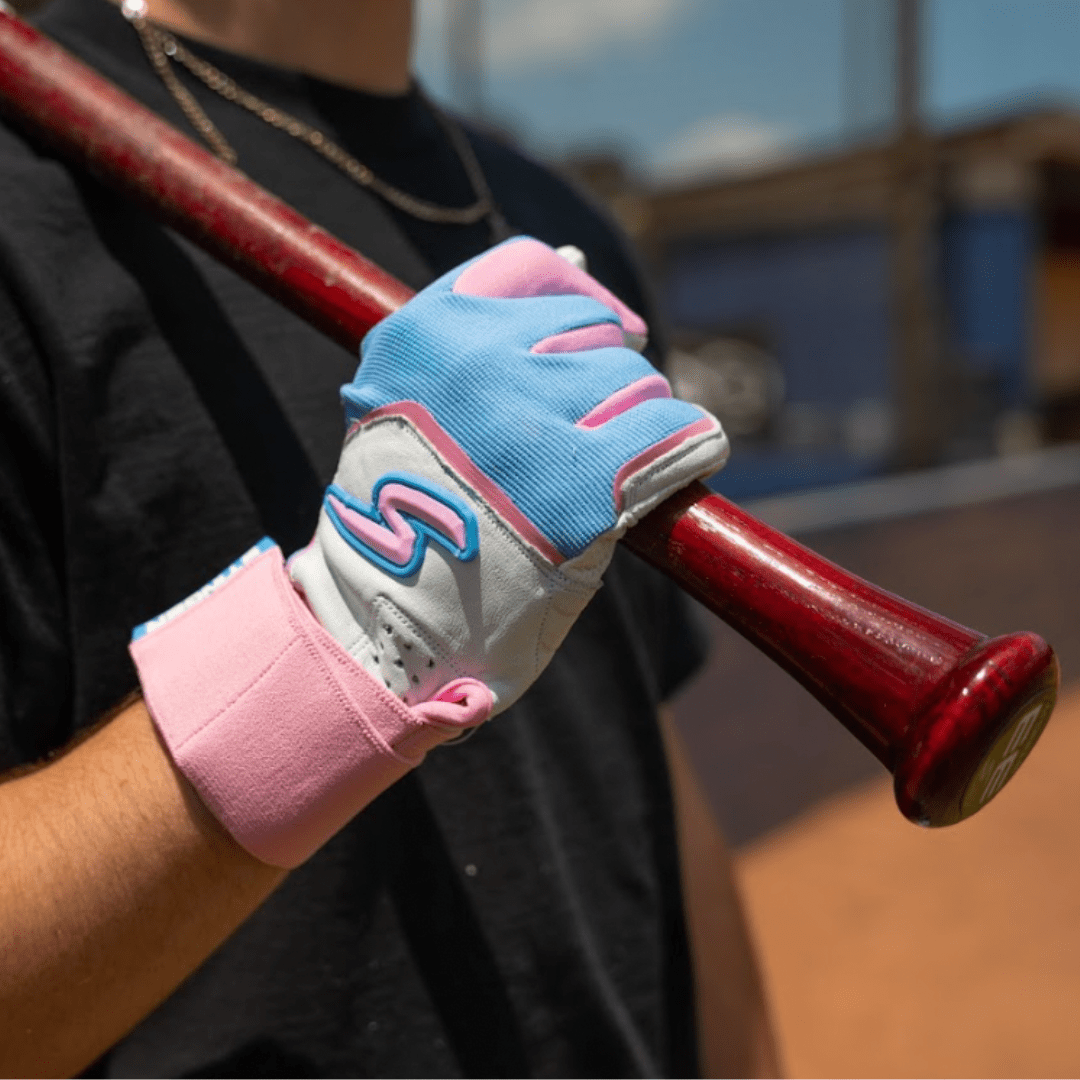 Winder Series Batting Gloves - Cotton Candy - Maximum Velocity Sports