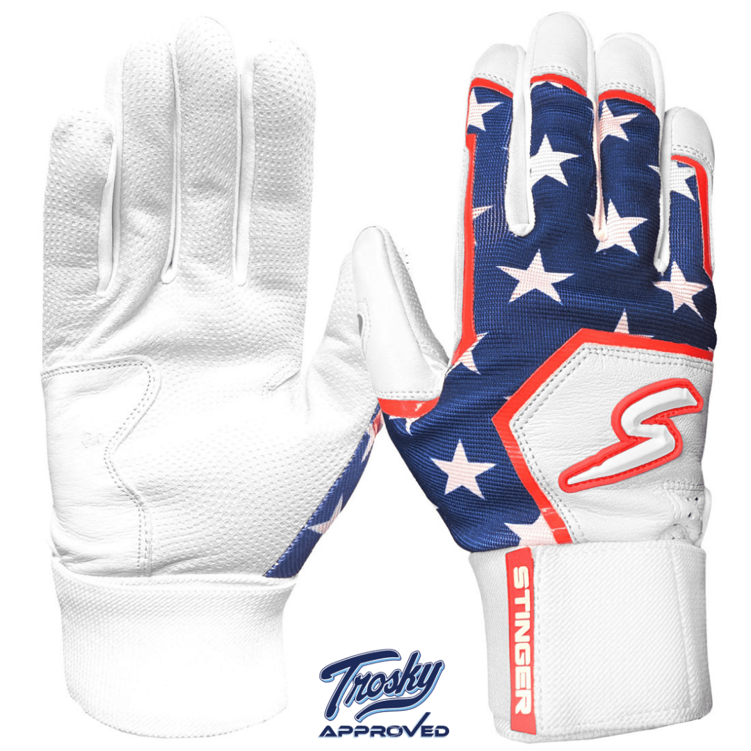 Winder Series Batting Gloves - 'Merica USA - Maximum Velocity Sports