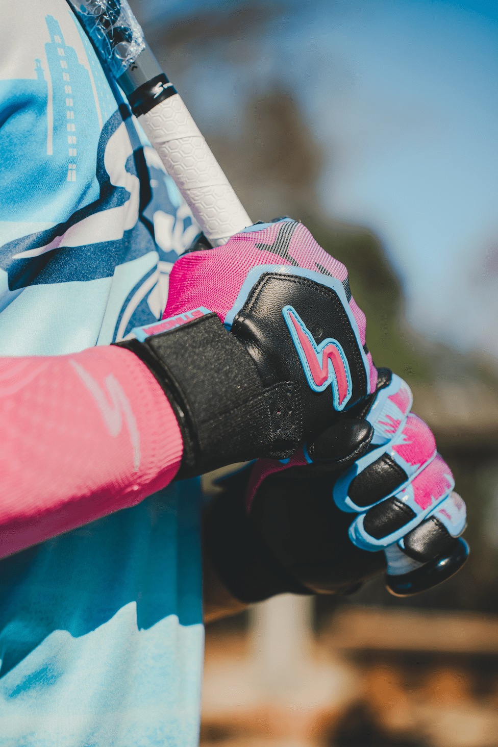 Winder Series Batting Gloves - Miami Nights - Maximum Velocity Sports