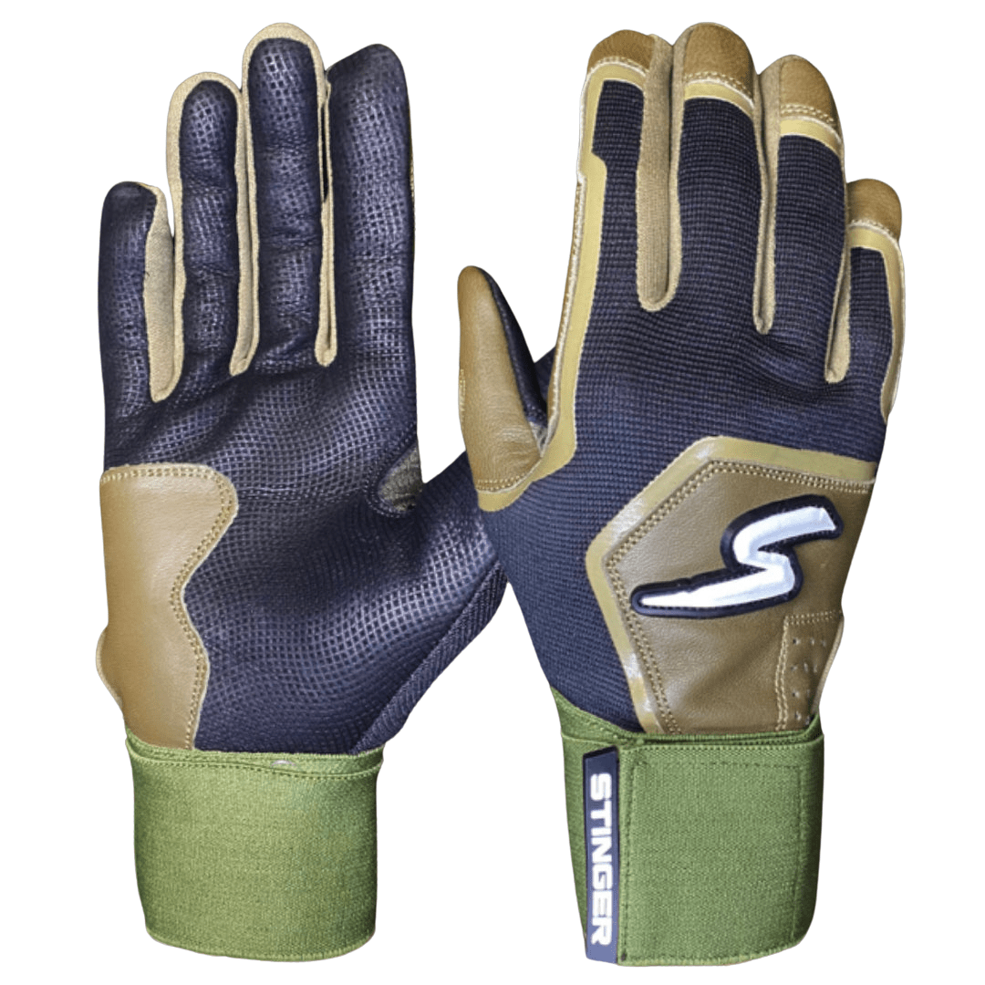 Winder Series Batting Gloves - Military Green & Black - Maximum Velocity Sports