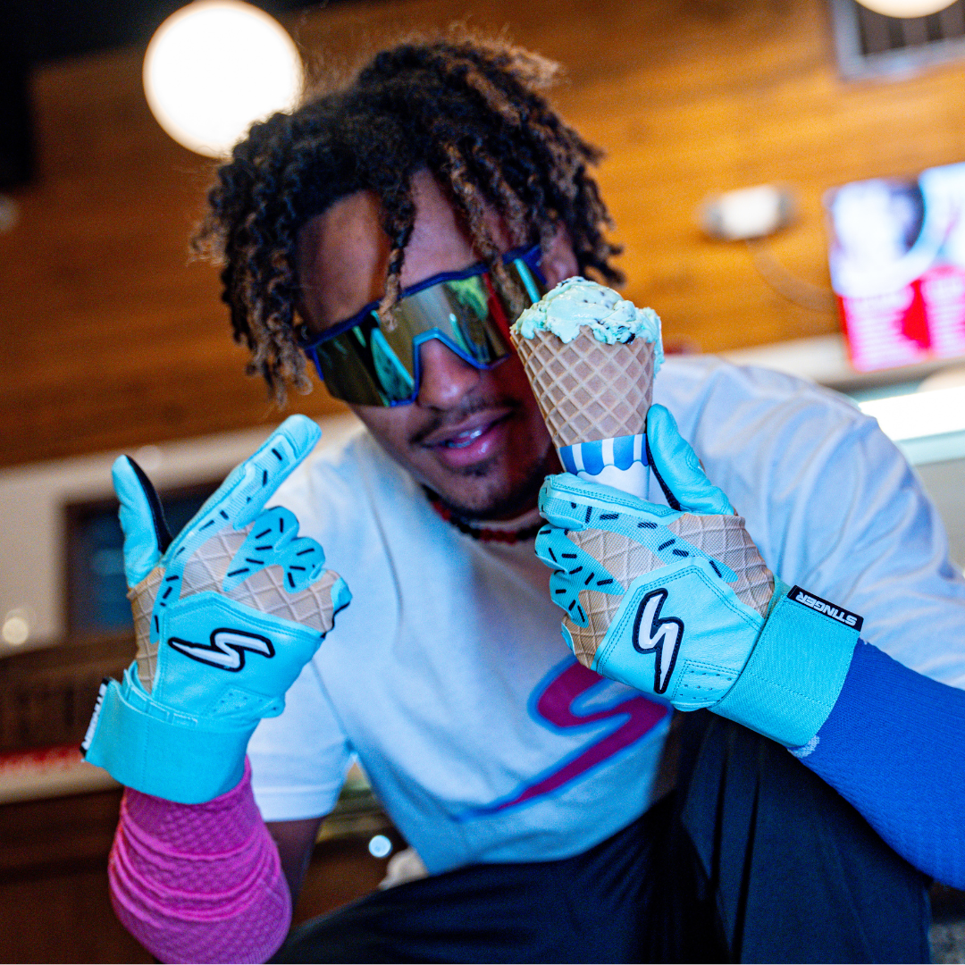 Winder Series Batting Gloves - Mint Chip - Maximum Velocity Sports