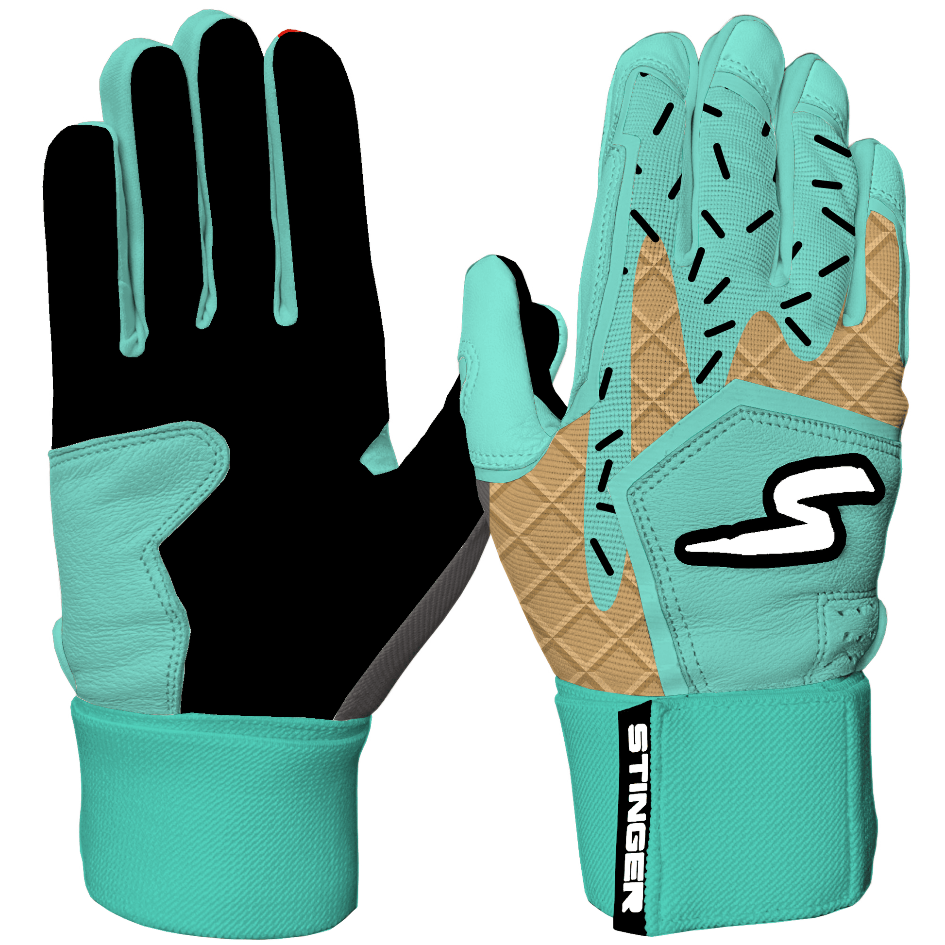 Winder Series Batting Gloves - Mint Chip - Maximum Velocity Sports
